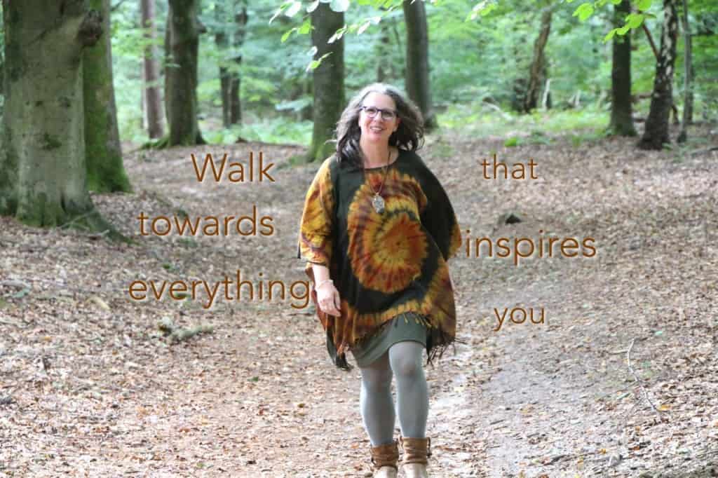 walk towards