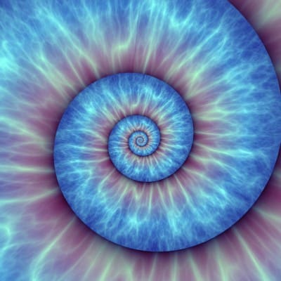 Abstract spiral pattern. fibonacci pattern