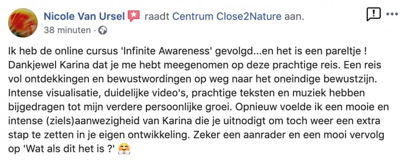 Recensie Infinite Awareness