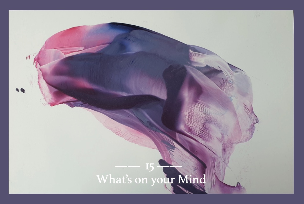 15 What's on your mind