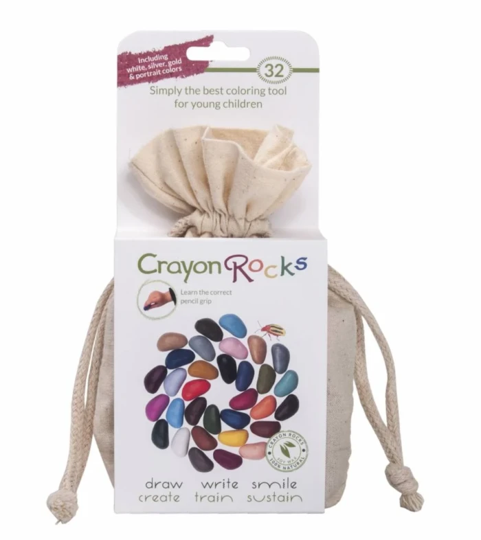 Crayon Rocks 32 stuks in ecru zakje